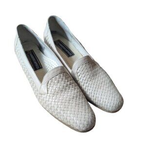 Roberto Capucci Woven Leather Loafers | Italian Made | Vintage
